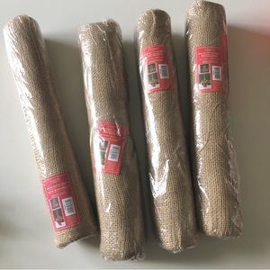 Danson Decor Christmas Burlap Mesh Decorating Ribbon Farmhouse Rustic NWT